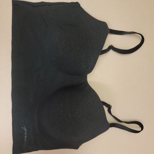 Pink loungin scoop neck bra